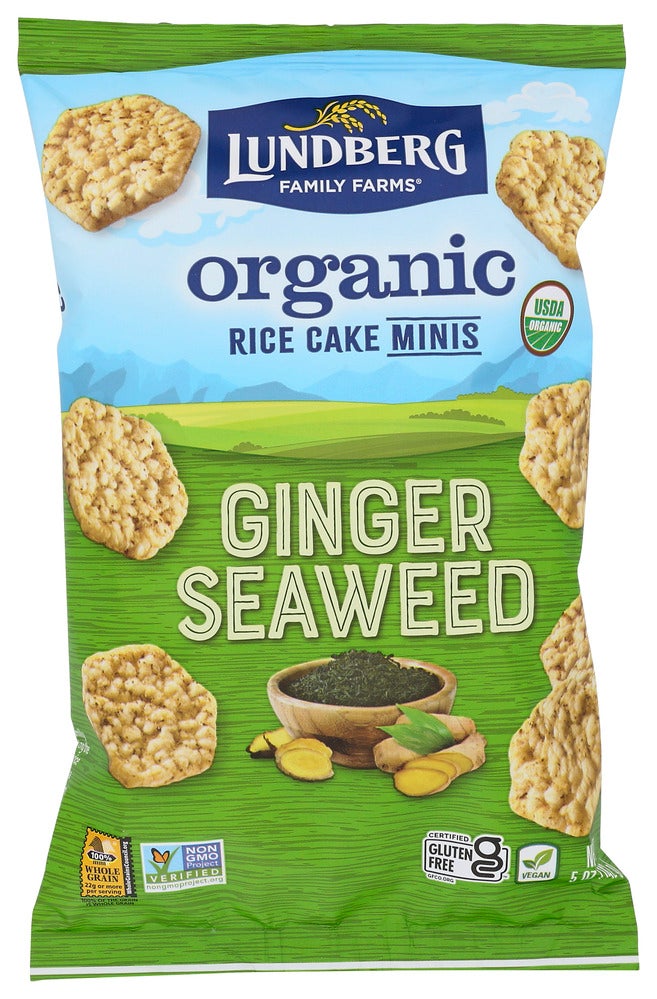 Rice Cakes, Ginger Seaweed, Mini,6 - 5 OUNCE