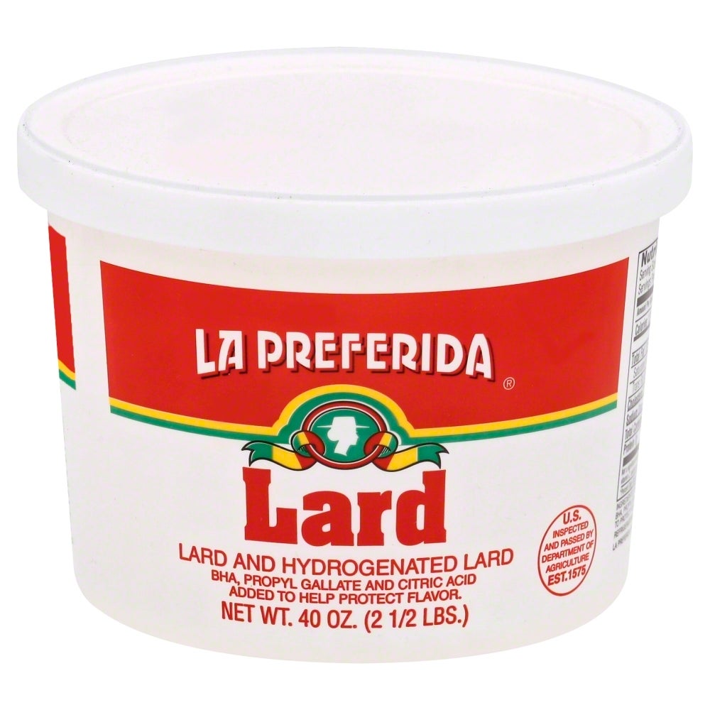 Lard,12 - 2.5 POUND