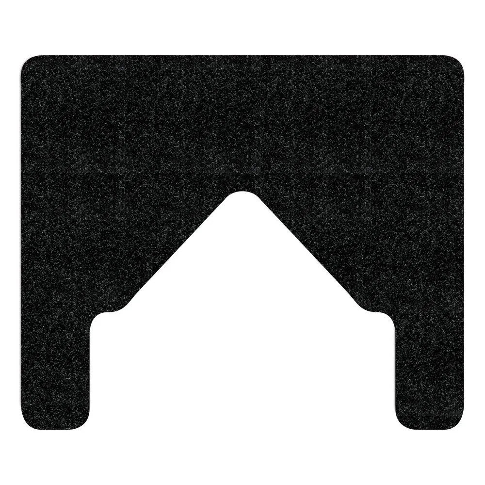 Mats, Urinal, Black, Antimicrobial,1 - 12 COUNT
