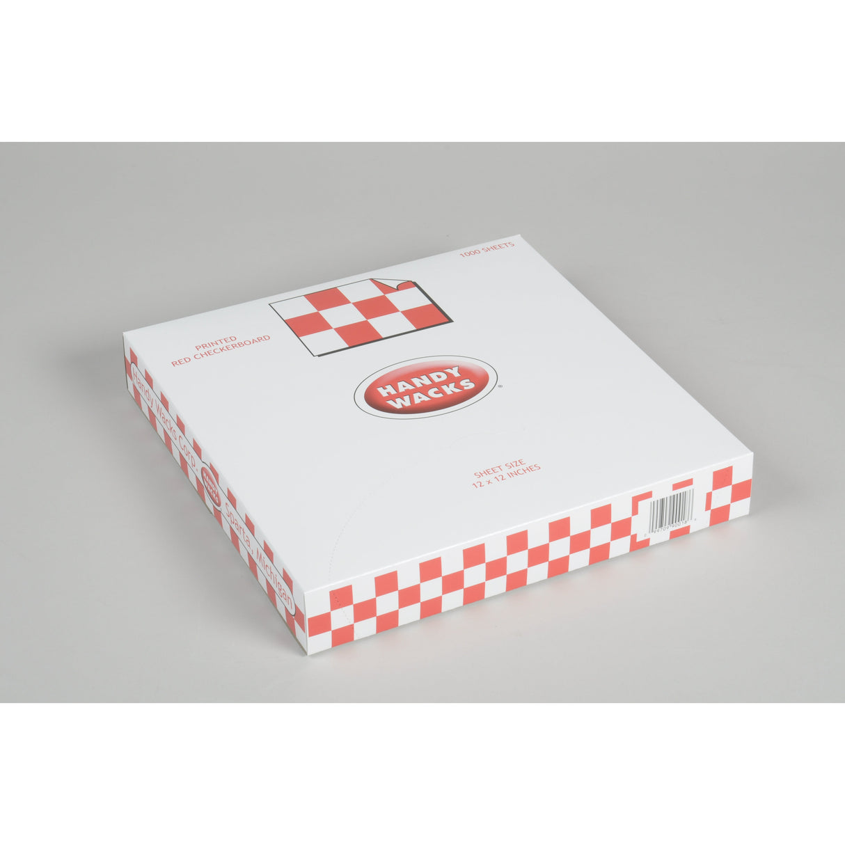 Wraps, Deli, 12 x 12 Inch, Red Checker,6 - 1000 COUNT