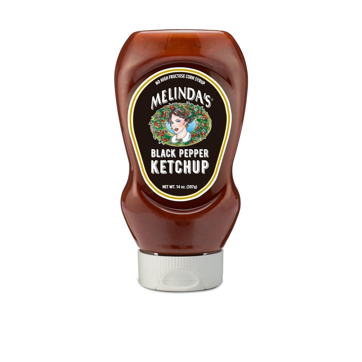 Ketchup, Black Pepper, Upside Down Squeeze Bottle,6 - 14 OUNCE