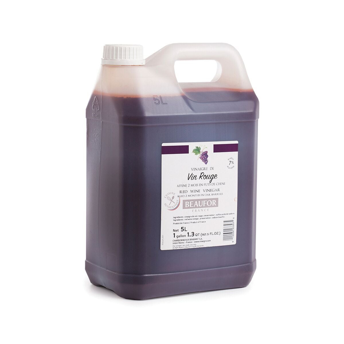 Vinegar, Red Wine,2 - 5 LITER
