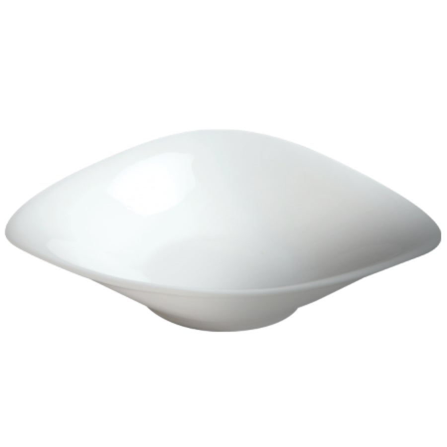 Bowls, 8.25 Inch, White, Oval Flare, Porcelain,6 - 6 COUNT