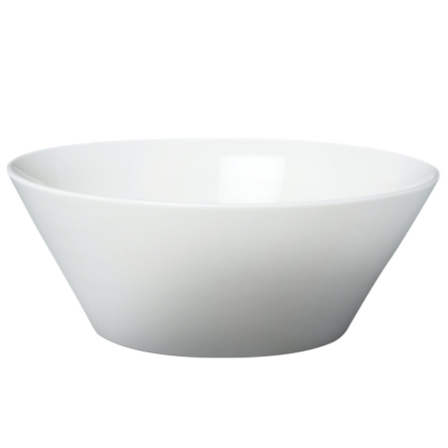 Bowls, Salad, 64 Ounce, 9.50 Inch, White, Porcelain,6 - 3 COUNT