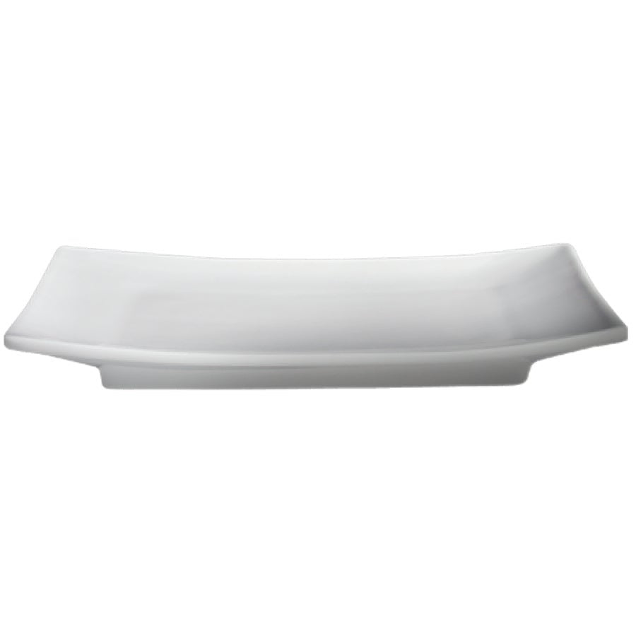 Platters, 9.75 x 6.38 Inch, White, Porcelain, Rectangular,6 - 4 COUNT