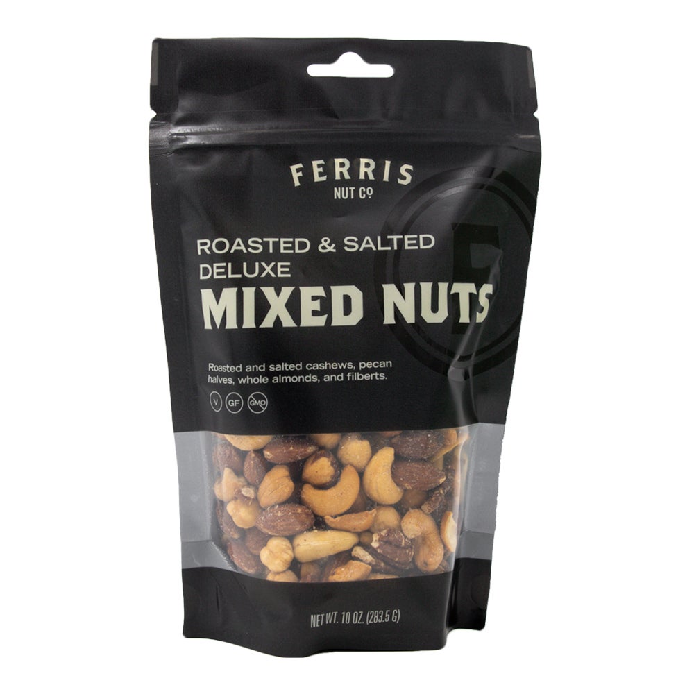 Mixed Nuts, Roasted & Salted, in Resealable Bag,12 - 10 OUNCE