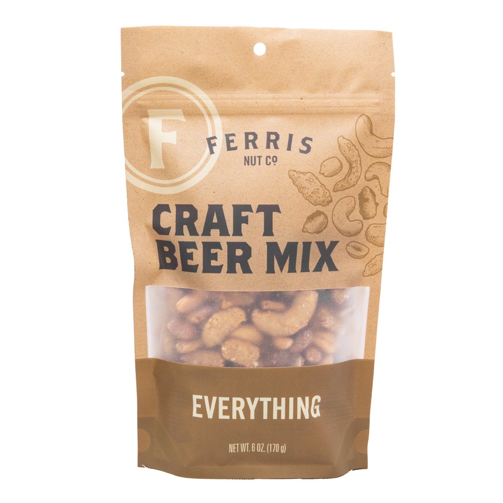 Snack Mix, Craft Beer, Everything, in Resealable Bag,12 - 6 OUNCE
