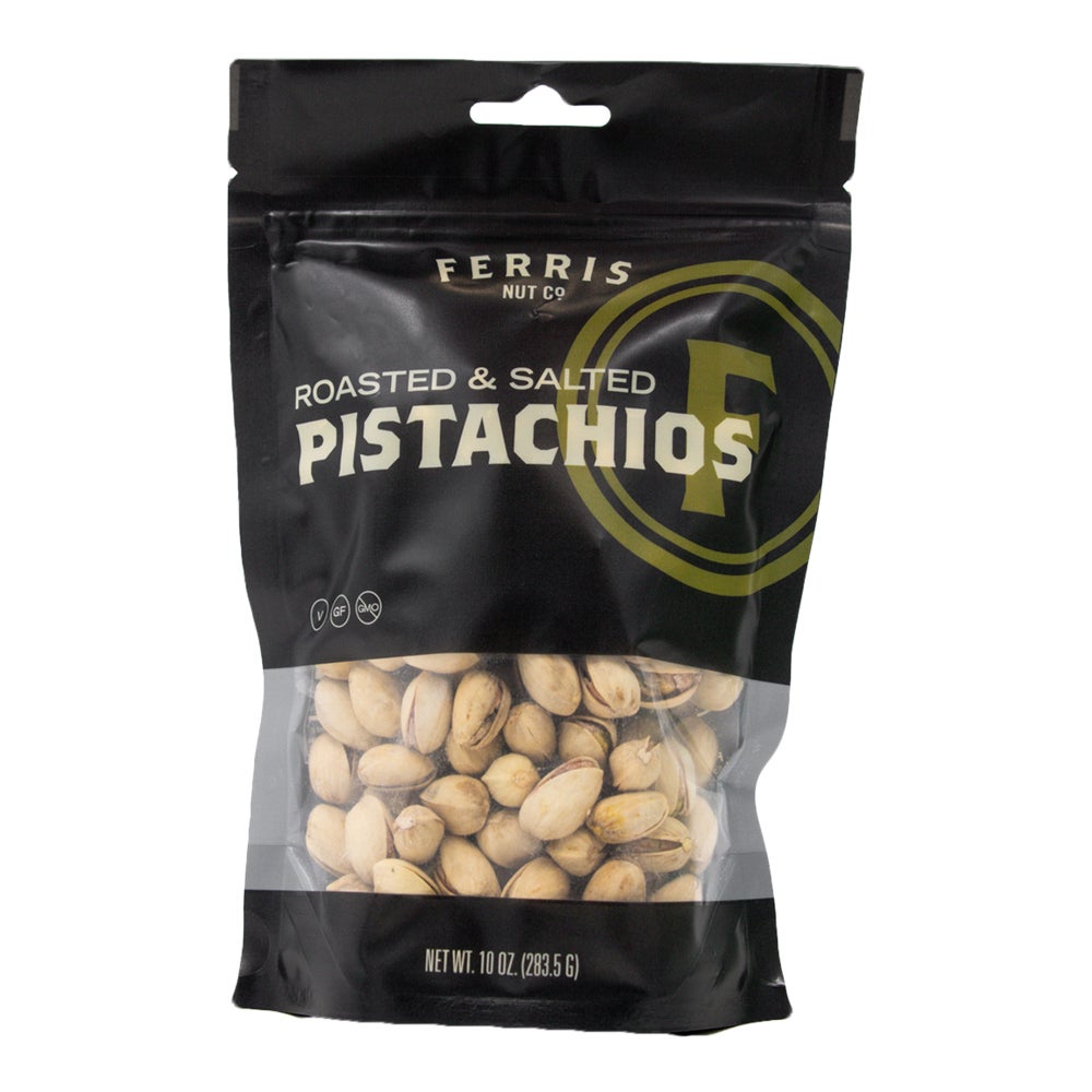 Pistachios, Roasted & Salted, In-Shell, in Resealable Bag,12 - 10 OUNCE