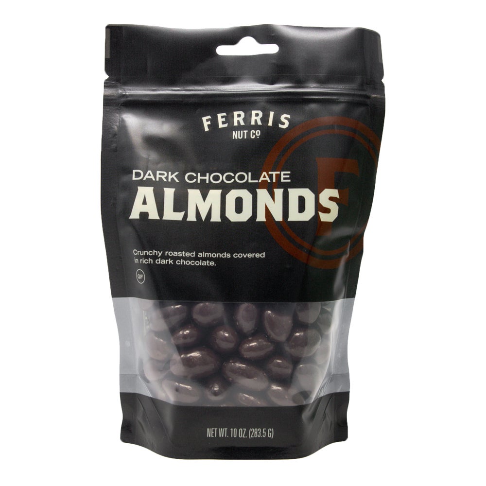 Almonds, Dark Chocolate-Covered, in Resealable Bag,12 - 10 OUNCE