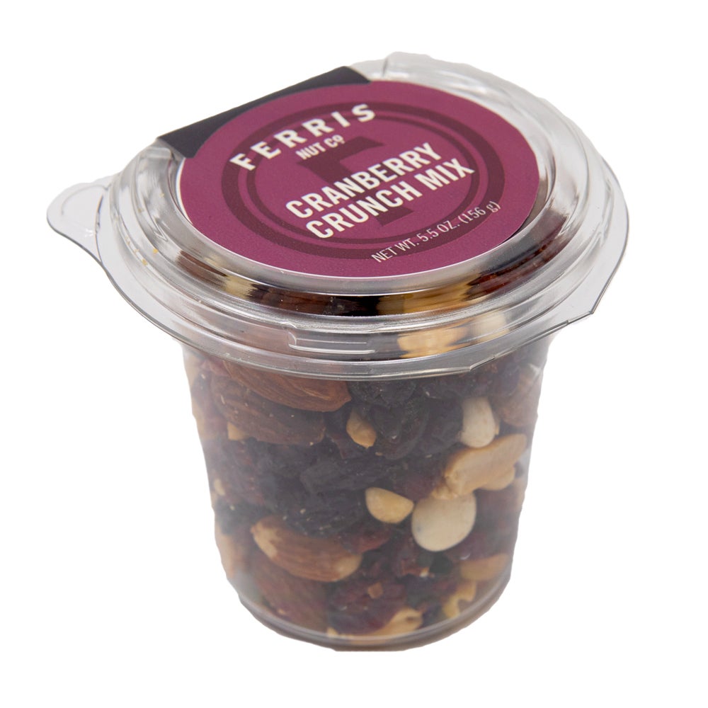 Trail Mix, Cranberry Crunch, in Resealable Deli Cup,12 - 5.5 OUNCE