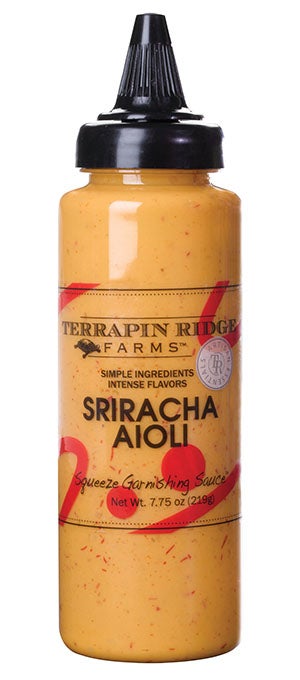 Garnishing Sauce, Aioli, Sriracha, Squeeze Bottle,12 - 13 FLUID