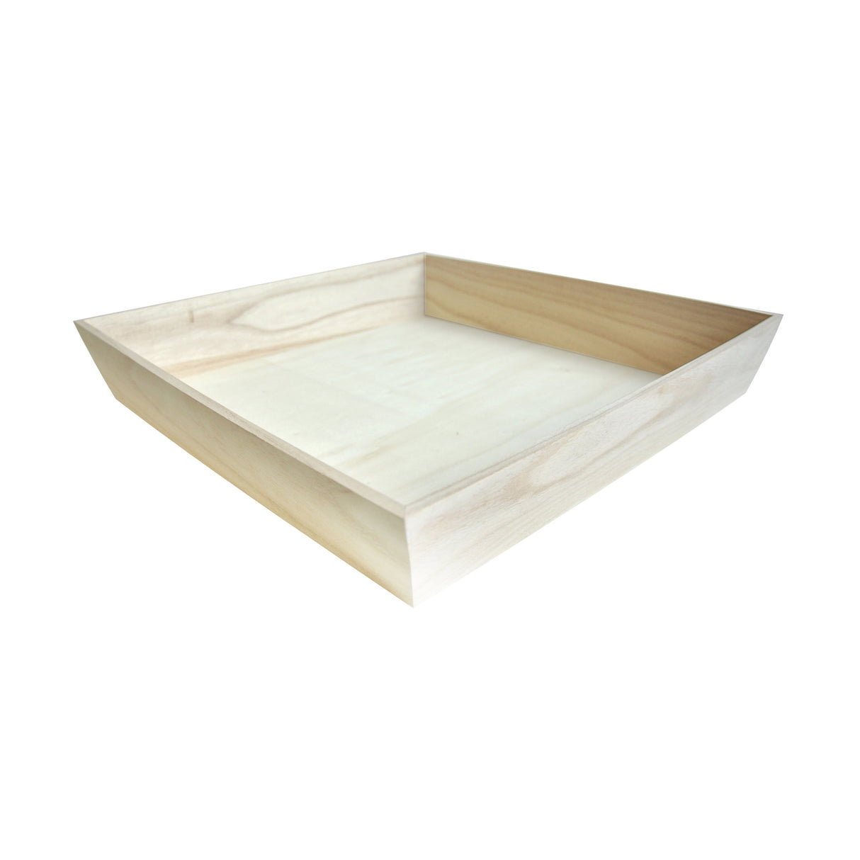 Trays, Heavy Duty, 17.9 x 17.9 x 3 Inch, Wood, Natural, 17.9 Linear Inch,10 - 1 EACH