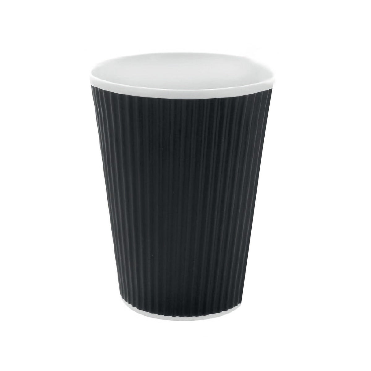 Cups, 20 Ounce, Paper, Rippled Black, 20 Ounce,20 - 25 COUNT