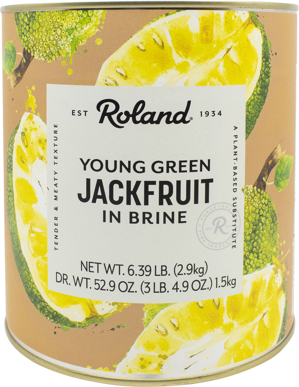 Jackfruit, Young Green, in Brine,6 - 102.24 OUNCE