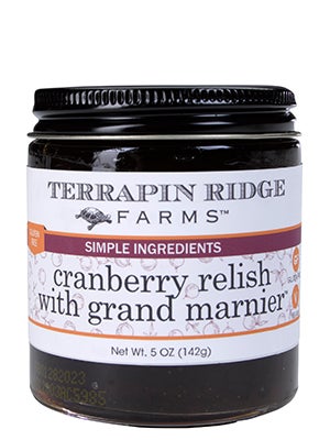 Relish, Cranberry, with Grand Marnier,24 - 5 FLUID