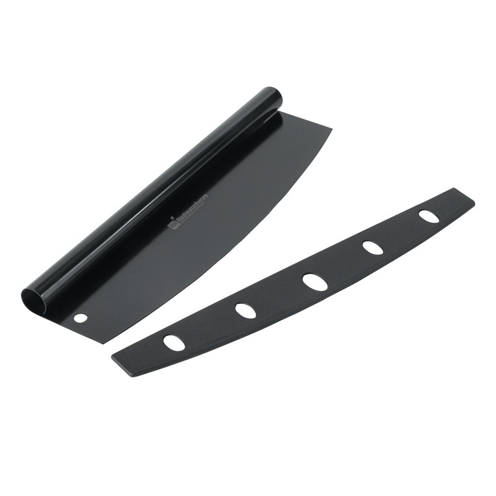 Cutter, Pizza, 14 Inch, Rocker, Stainless Steel, Black, 13.75 x 3.5 Inch, with Cover,1 - 1 EACH