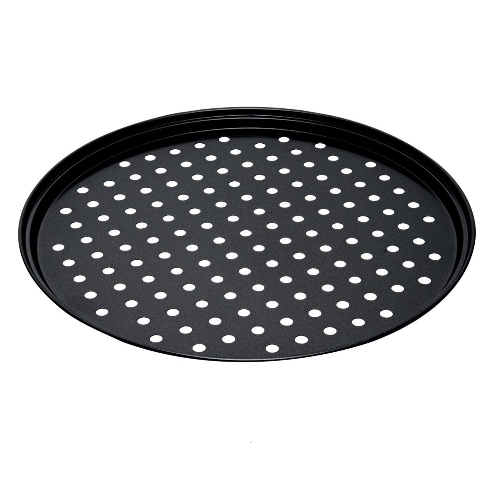 Pizza Disk, 13 Inch, Carbon Steel, Perforated,1 - 1 EACH