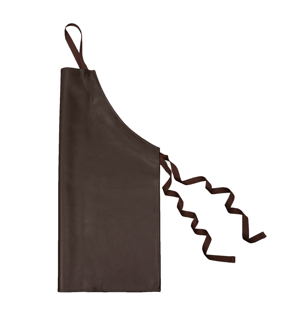 Apron, Bib, Brown, 26 x 28 Inch, Vinyl,3 - 1 EACH