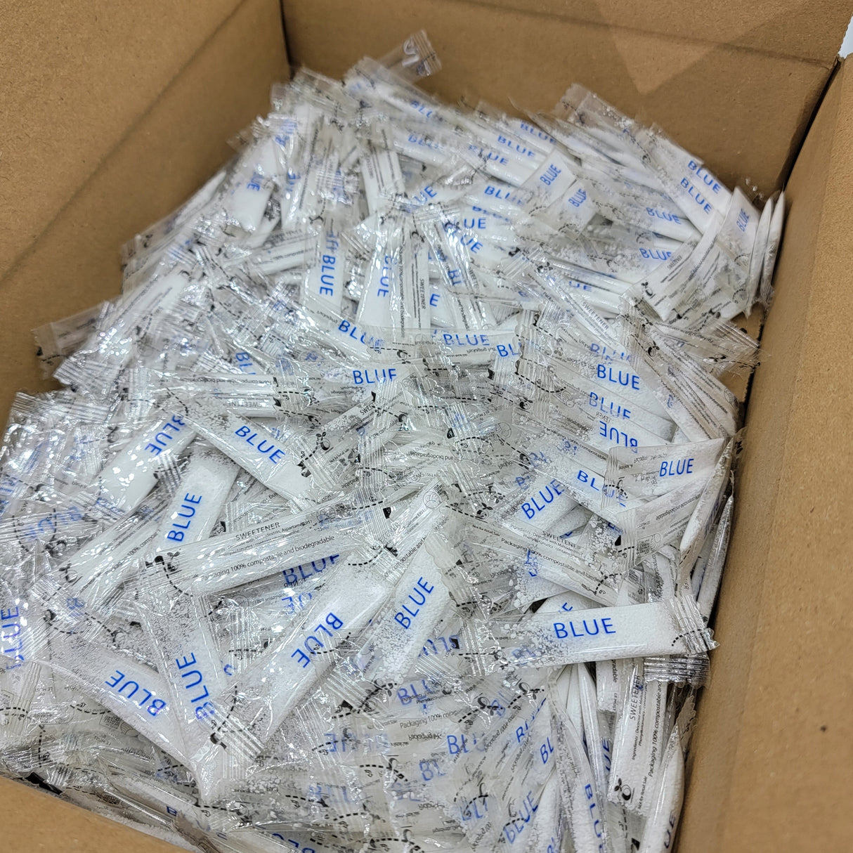 Sugar Substitute, Aspartame, Blue, Packets,500 - 1 Gram Avg