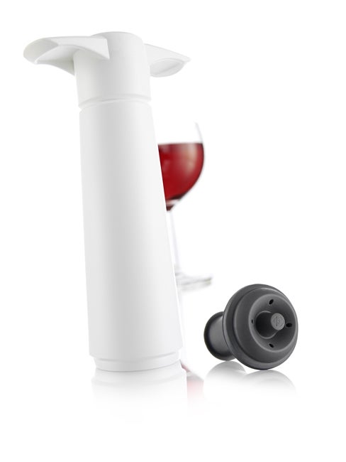 Stoppers, Wine Bottle, Rubber, with White Pump,6 - 1 COUNT