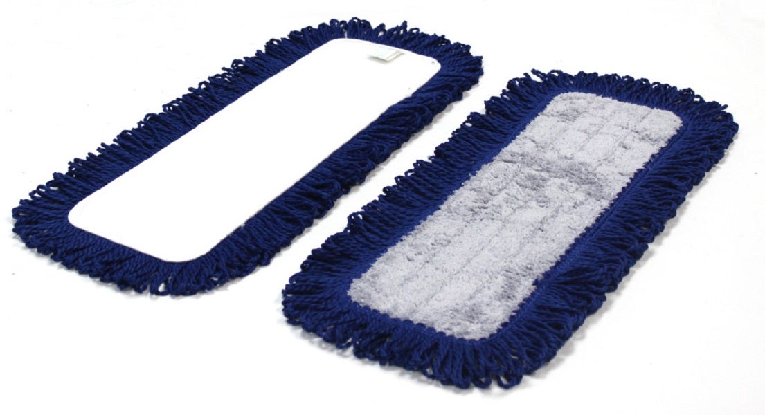 Mop, Dust, Fringed, 18 Inch, with Velcro Backing,12 - 1 EACH