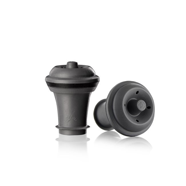 Stoppers, Wine Bottle, Rubber, Grey,12 - 2 COUNT