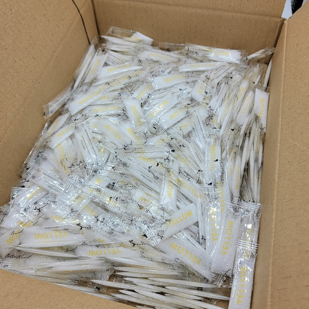 Sugar Substitute, Sucralose, Yellow, Packets,500 - 1 Gram Avg