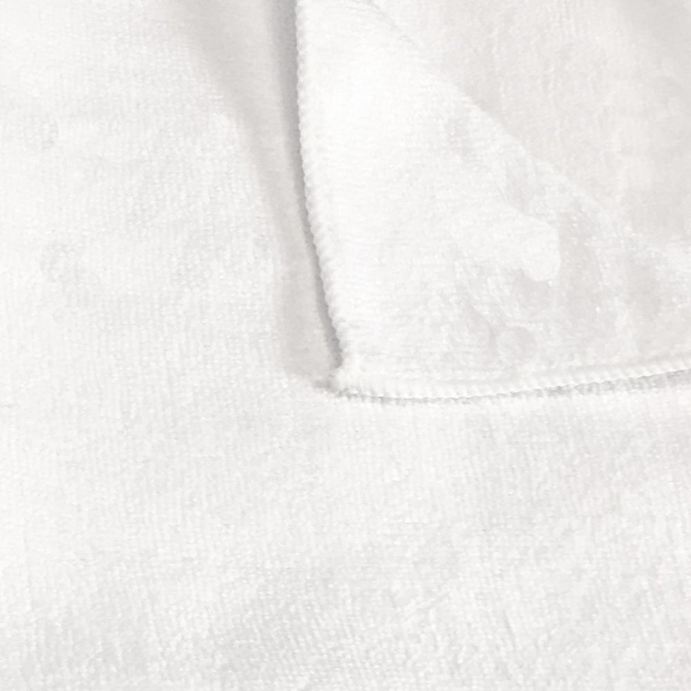 Cloths, Cleaning, Microfiber, White, 16 x 16 Inch,12 - 1 EACH