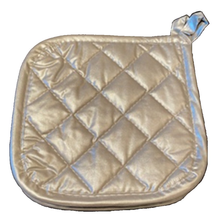 Holders, Pot, Silver, 7 x 7 Inch, Silicone,2 - 1 EACH