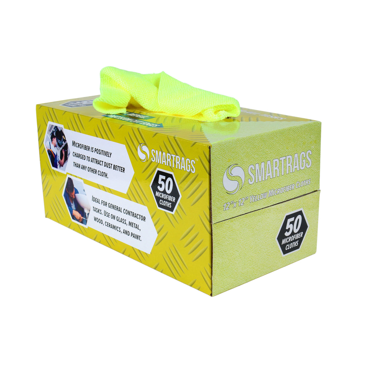 Cloths, Cleaning, Disposable, Microfiber, Yellow,1 - 50 COUNT