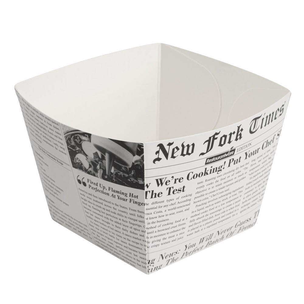 Boxes, Snack, 4.25 4.25 x 3.25 Inch, Paper, Newsprint, Square,1 - 200 COUNT