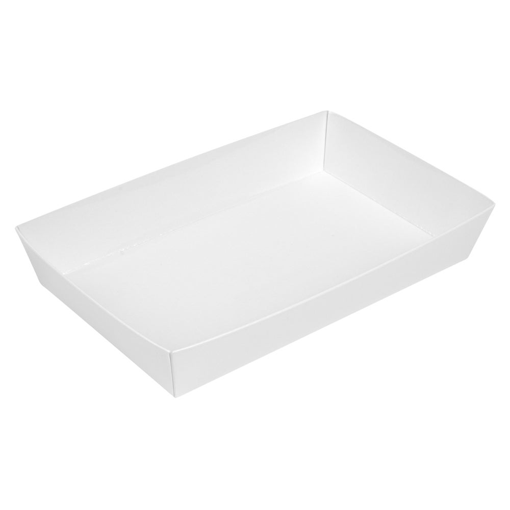 Containers, Sushi, Paper, White, Rectangular, 8 x 5 x 1.5 Inch,1 - 100 COUNT