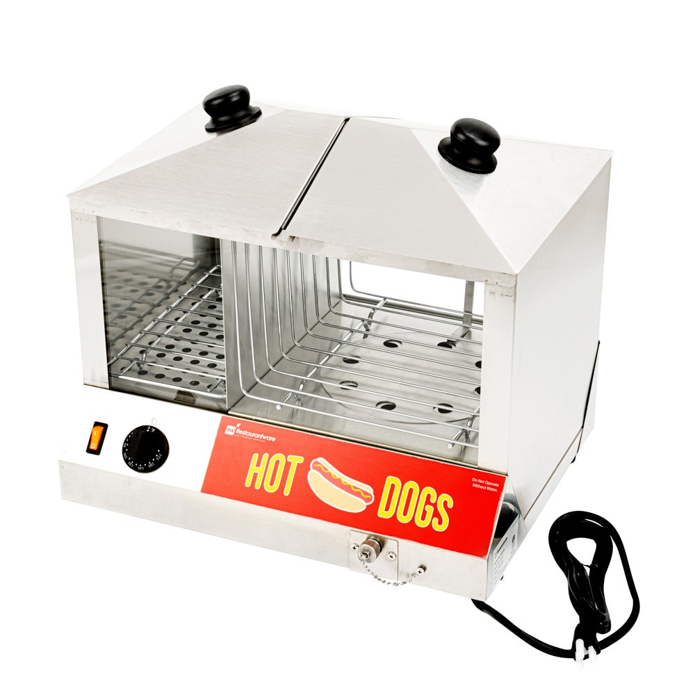 Steamer, Hot Dog, Stainless Steel,1 - 1 EACH
