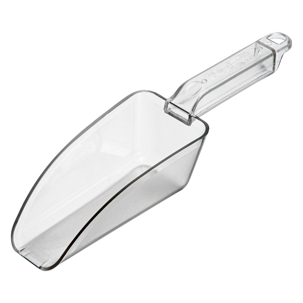 Ice Scoop, 12 Ounce, Plastic, Clear, 10.75 x 3 x 2.75 Inch,1 - 1 EACH