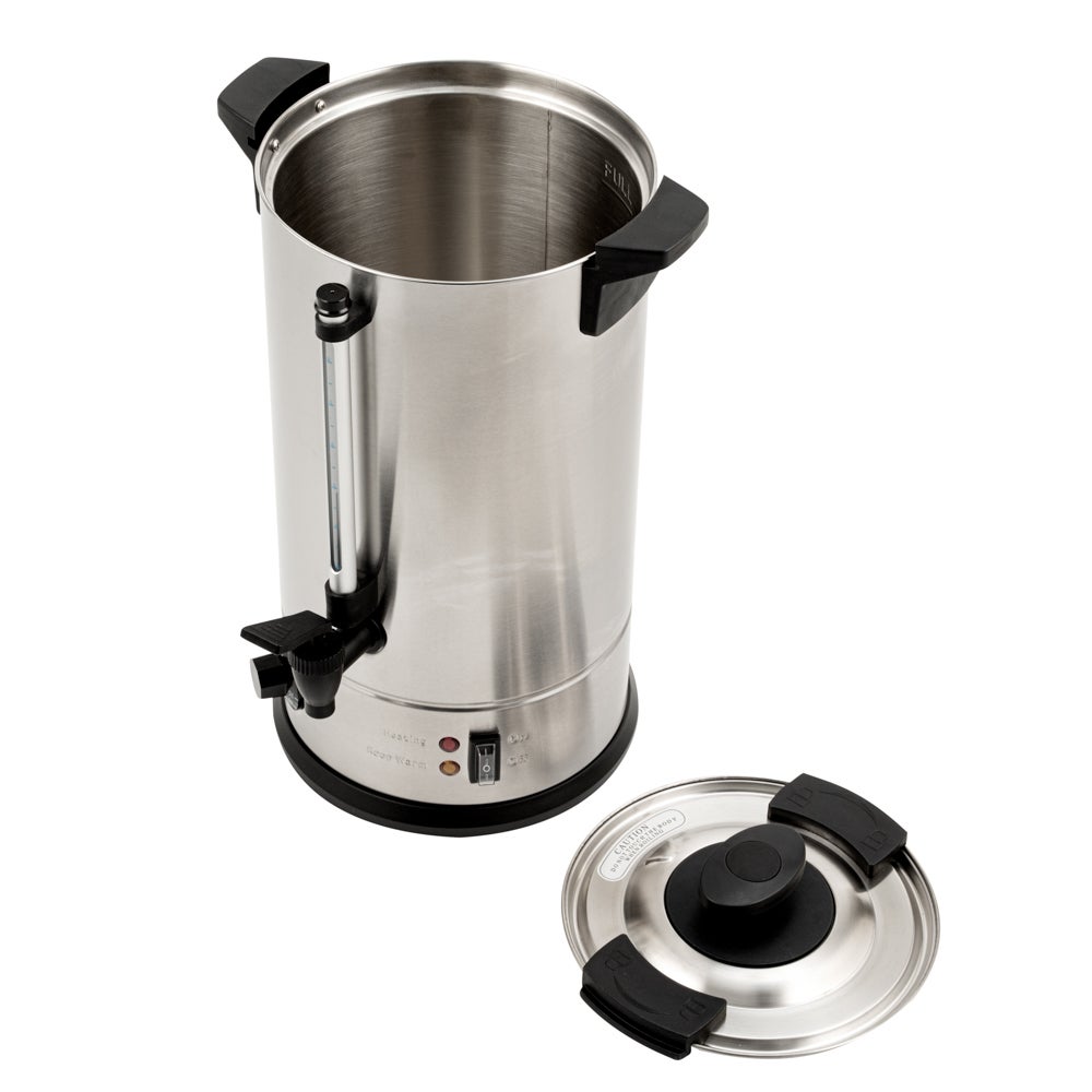 Urn, Coffee, 67 Cup, 13/0 Stainless Steel, 8.75 x 8.75 x 18.75 Inch,1 - 1 EACH