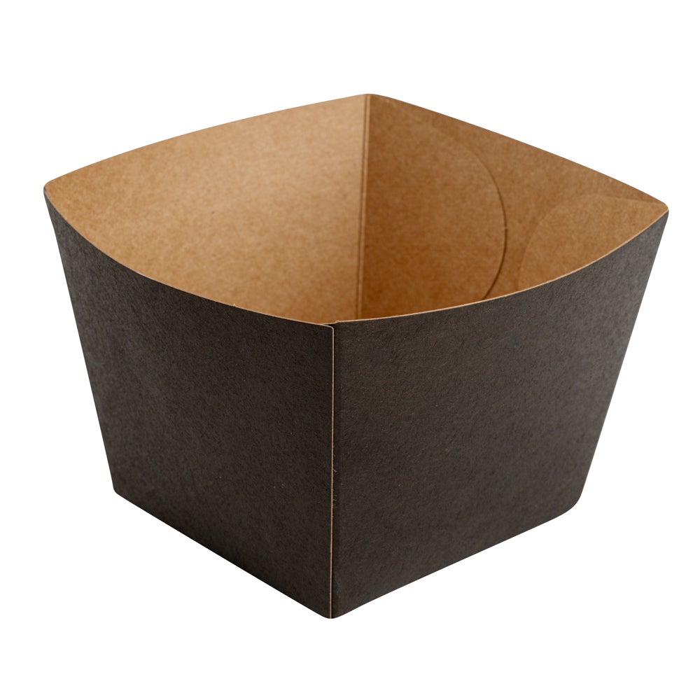 Boxes, Snack, 4.25 x 4.25 x 3.25 Inch, Paper, Black, Square,1 - 200 COUNT