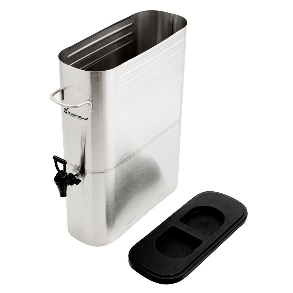 Dispenser, Beverage, 5 Gallon, 13/0 Stainless Steel, 16.5 x 6.75 x 20.75 Inch,1 - 1 EACH