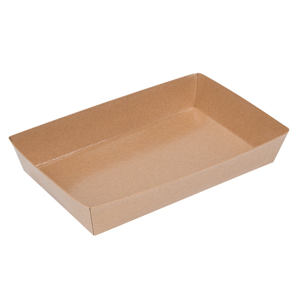 Containers, Sushi, Paper, Kraft, Rectangular, 8 x 5 x 1.5 Inch,1 - 100 COUNT