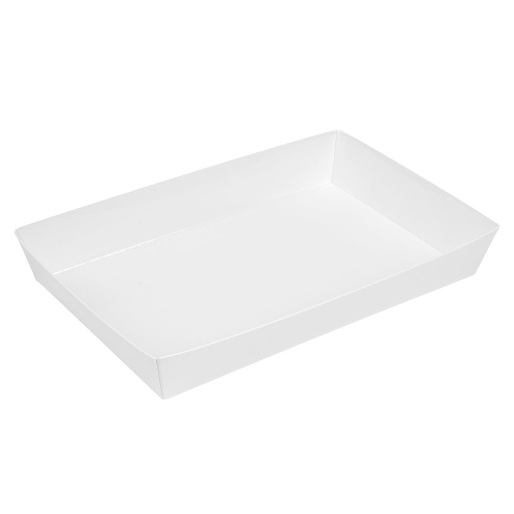 Containers, Sushi, Paper, White, Rectangular, 9 x 6 x 1.5 Inch,1 - 100 COUNT