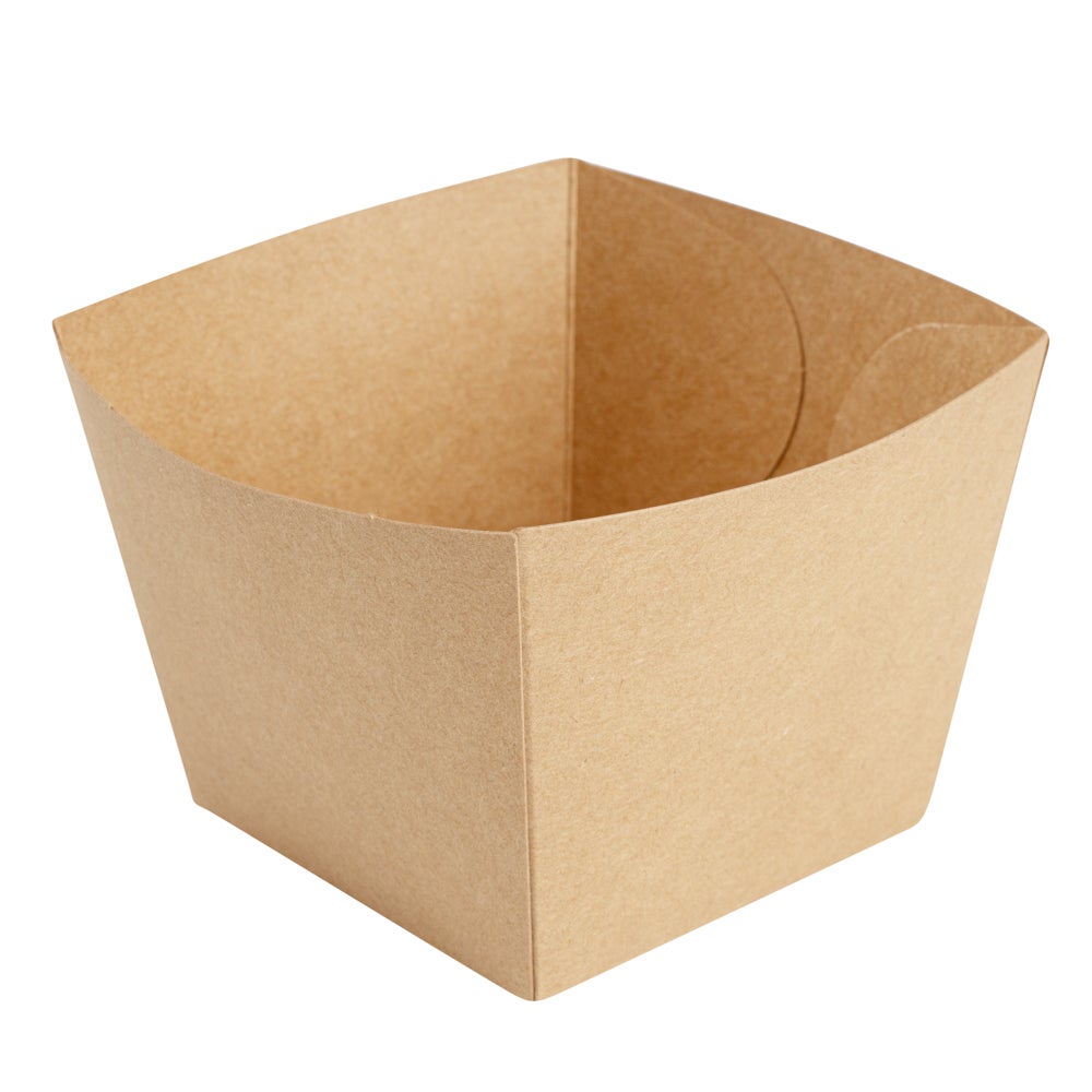 Boxes, Snack, 4.25 4.25 x 3.25 Inch, Paper, Kraft, Square,1 - 200 COUNT
