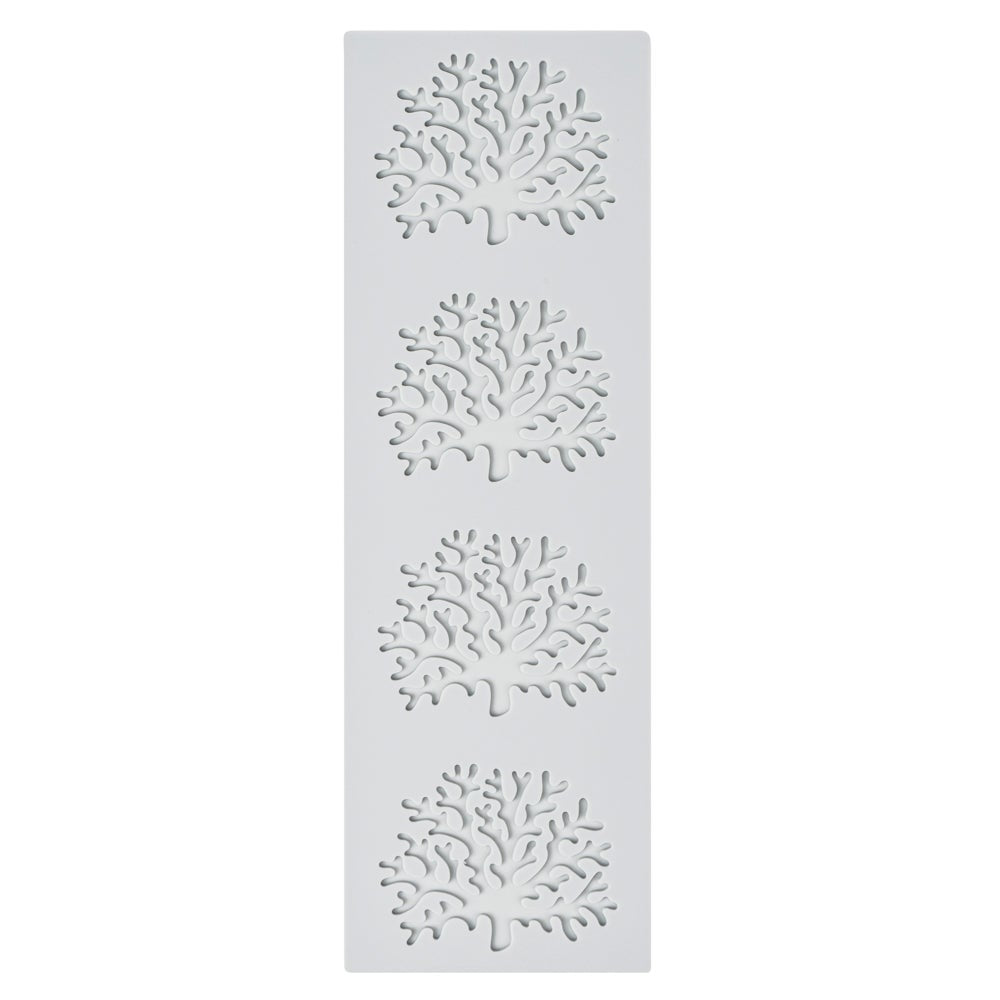 Mats, Fondant Impression, Coral Design, Silicone, Gray,1 - 1 EACH