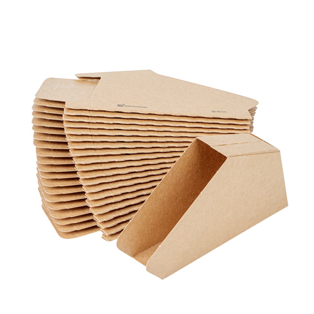 Holders, Taco, 4 x 1.25 x 2.25 Inch, Paper, Kraft, Greaseproof,1 - 200 COUNT