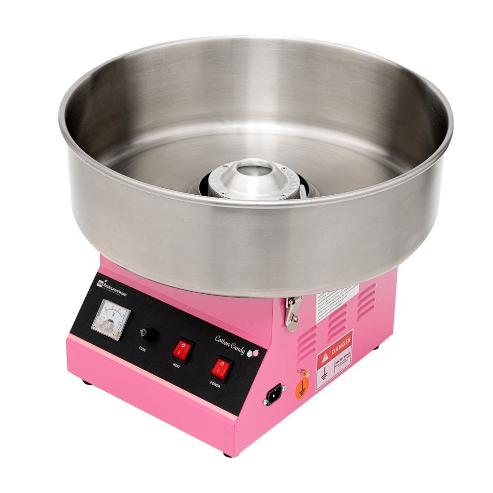 Machine, Cotton Candy, 1080 Watt, Pink, with 21 Inch Stainless Steel Bowl,1 - 1 EACH
