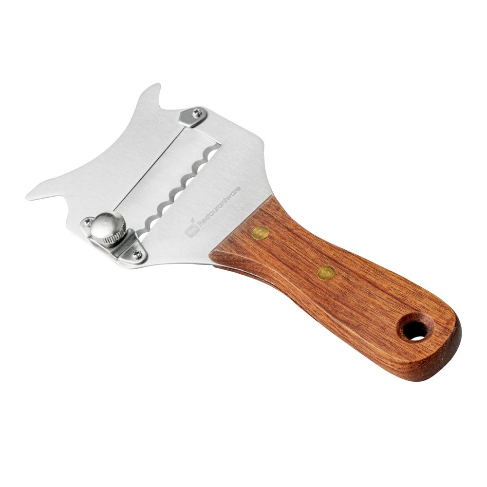 Slicer, 7.5 x 3.25 Inch, Stainless Steel, with Wooden Handle,1 - 1 EACH