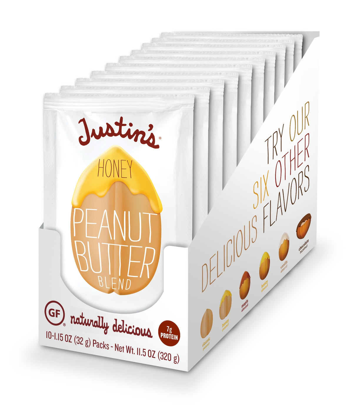 Peanut Butter, Honey, Single-Serve Packets, 1.15 Ounce,6 - 10 COUNT