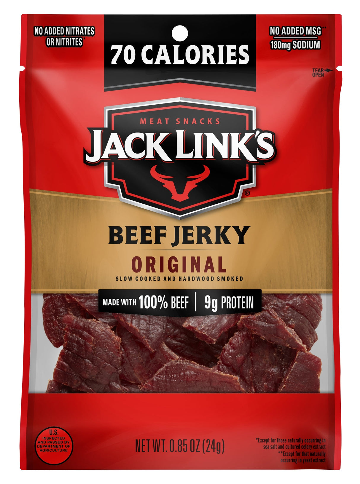 Beef Jerky, Original, Pieces,48 - 0.85 OUNCE