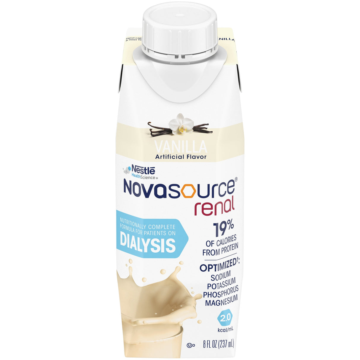 Supplement, Drink, Vanilla, Ready-to-Drink, Shelf-Stable,24 - 8 FLUID