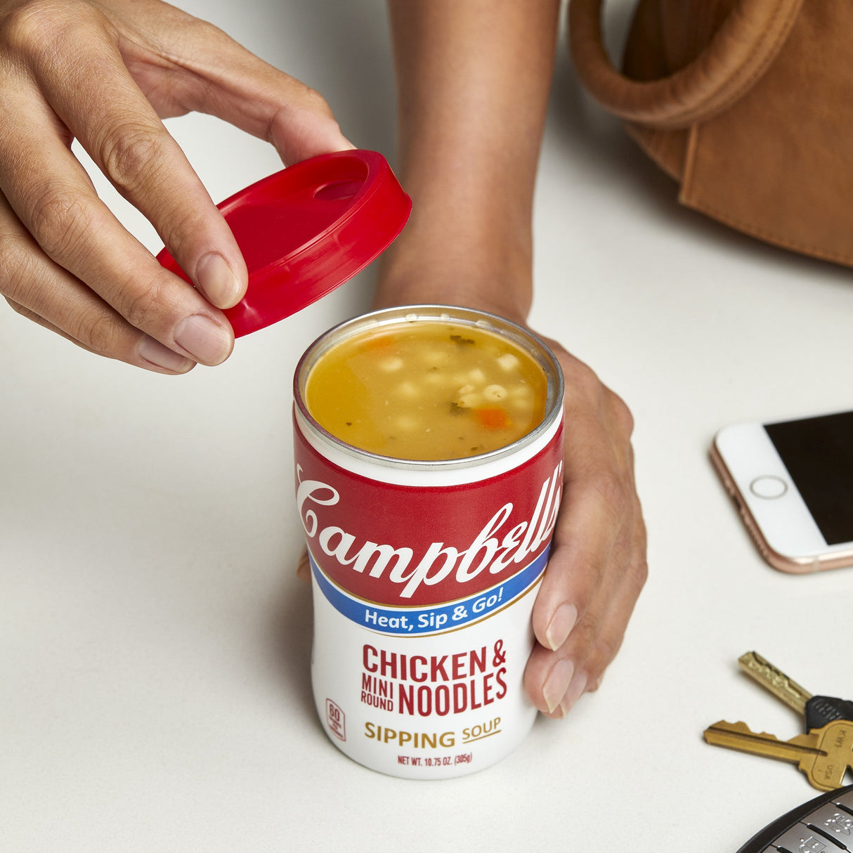 Soup, Chicken & Mini Round Noodle Sipping,8 - 10.75 OUNCE