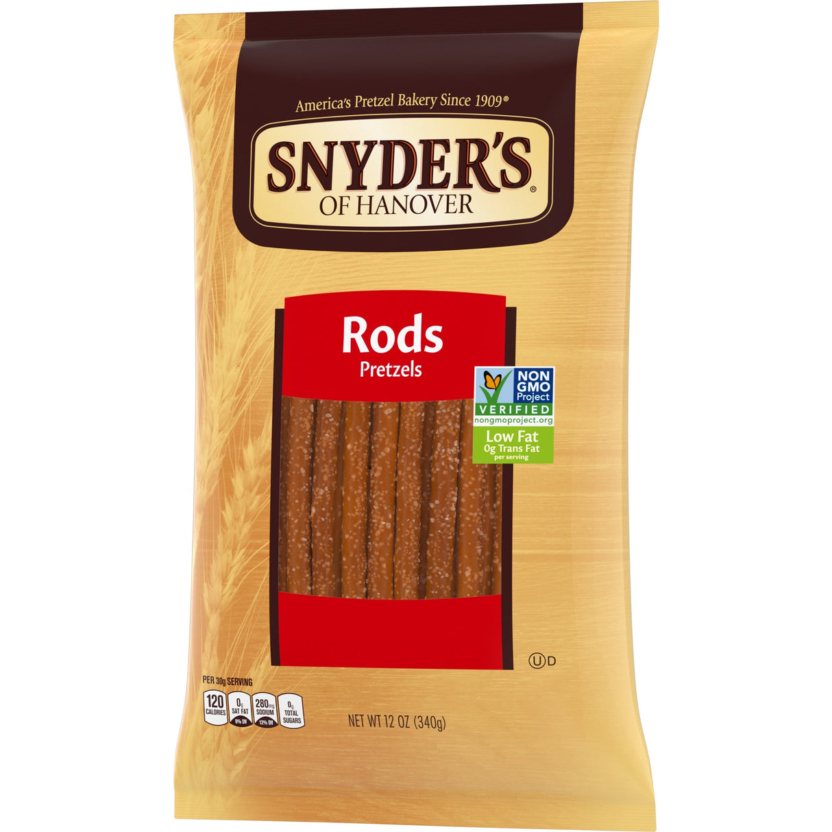 Pretzel Rods,12 - 12 OUNCE