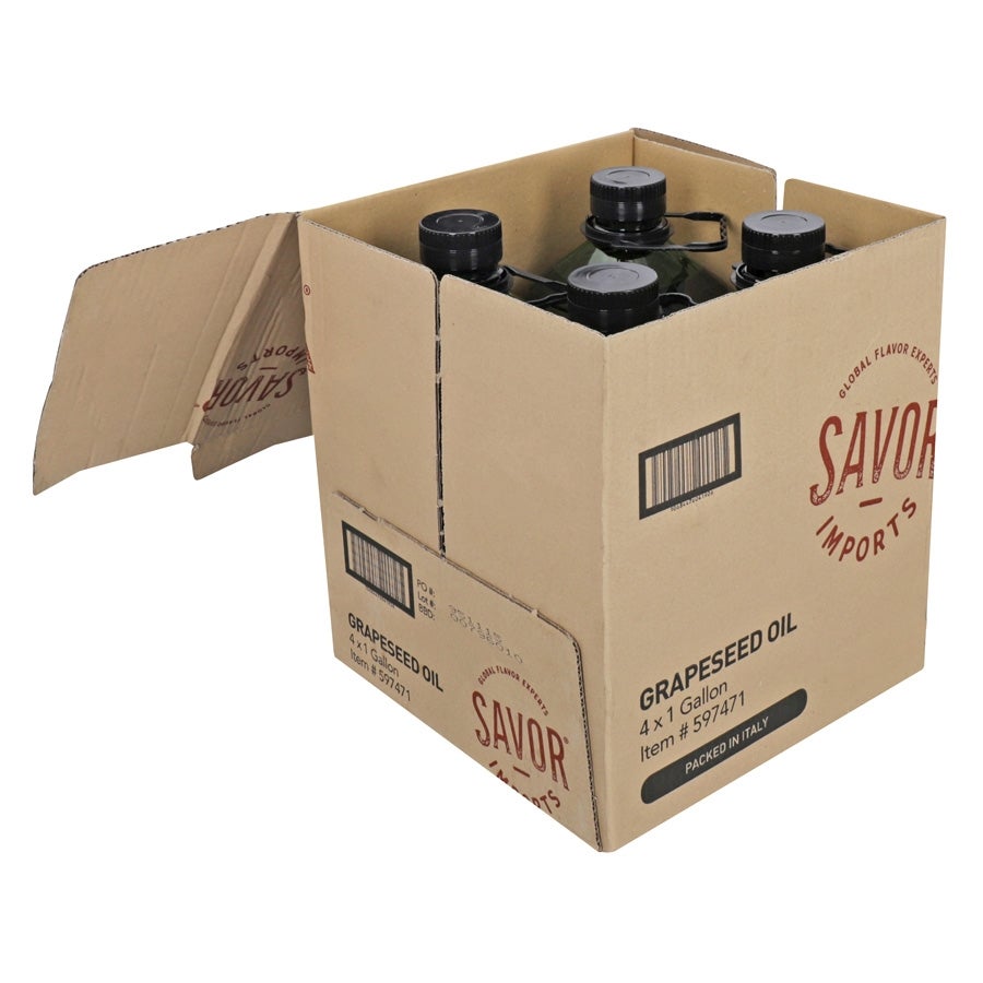 Oil, Grapeseed, Expeller Pressed,4 - 1 GALLON